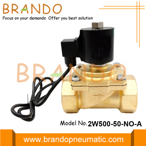 2 &#39;&#39; Waterproof Normalmente aperta Valvola a solenoid 220VAC