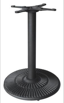 Wood table base for big wood table top