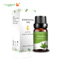 Masaje de fragancia de aceite esencial de vainilla de etiqueta privada 10 ml