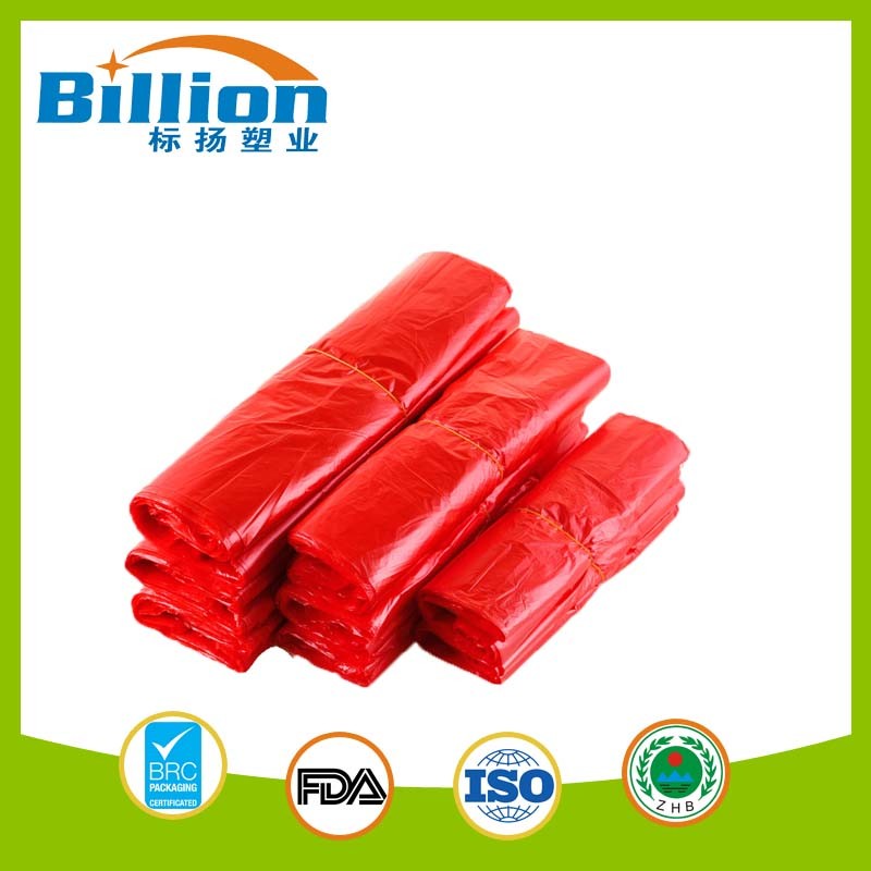 Logo Plastic Bags Wholesale Single Use Plastic Shopping Bags Clear Retail Bags