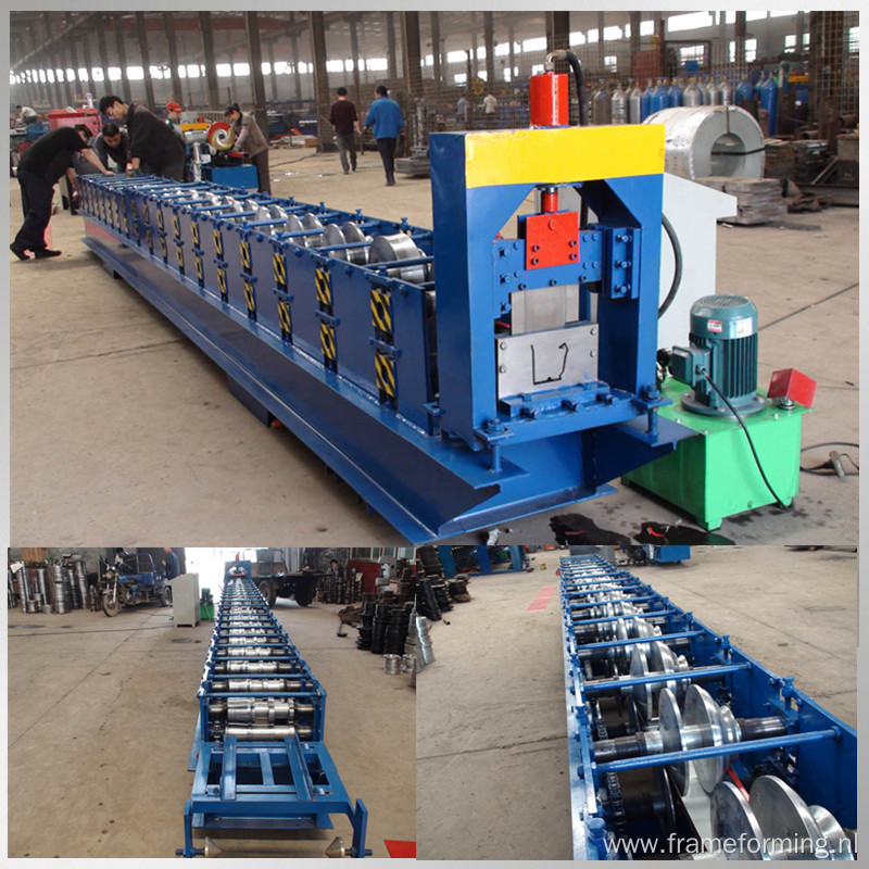 color steel rain gutter roll forming machine