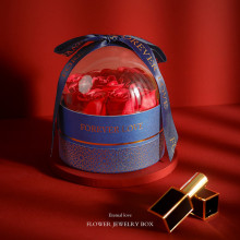 2025 Bijoux Rose Saint Valentin Box - Luxury Preserved Roses Jewelry Gift for Women