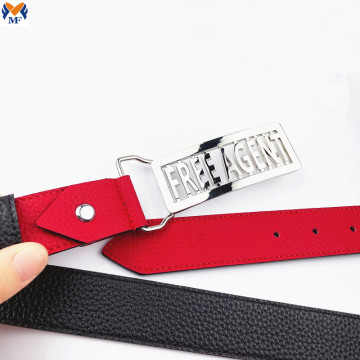 Boucle de ceinture de logo personnalisée en métal pour hommes