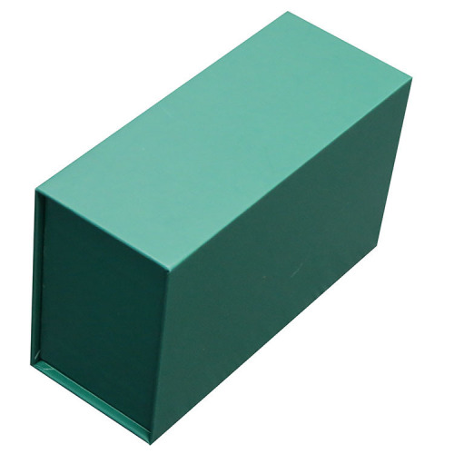 Kotak lilin pengemasan hijau magnetik dengan magnet