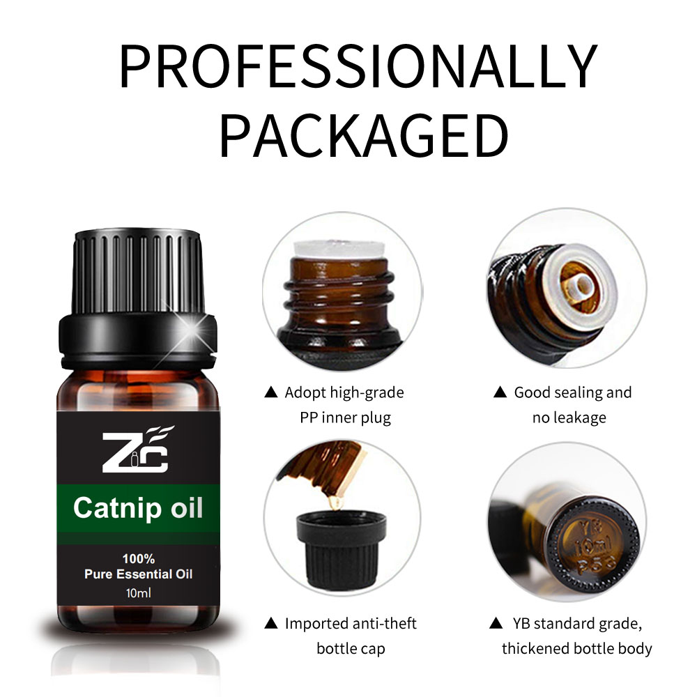 Catnip Essential Oil 100% Pure Oil for Diffuser Massage