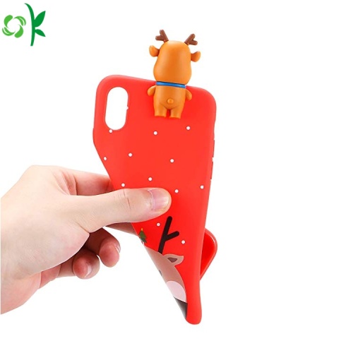 New Fashion Christmas Silicone Phone Case for Sale