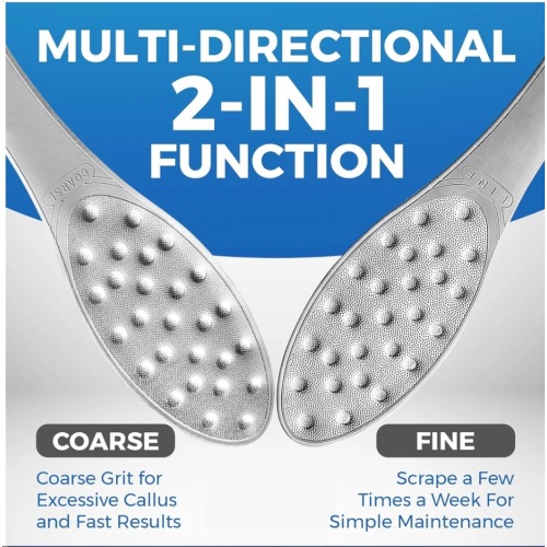 2 in 1 Coarse Fine Metal Foot File