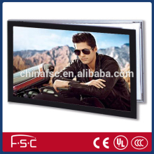 Slim brightness magnetic lightbox crystal with suction for advertising