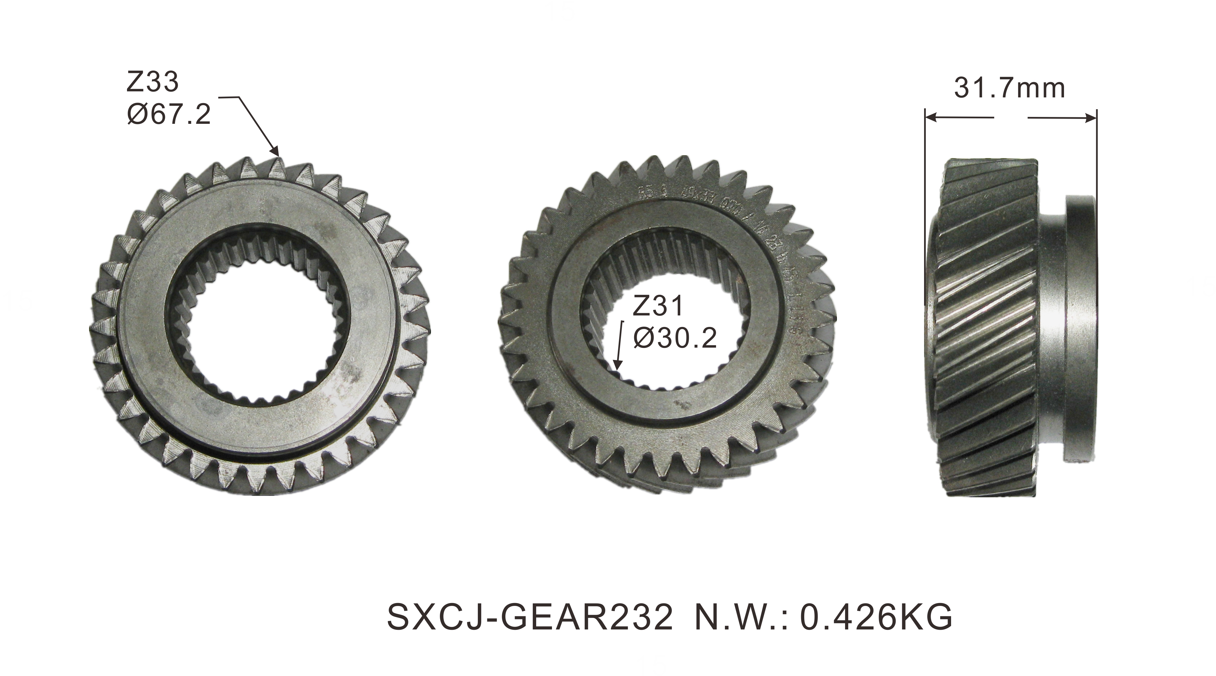 حلقة نقل الأجزاء التلقائية اليدوية OEM 9648816088-001 لـ FIAT