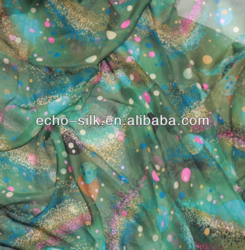 pure silk chiffon fabric