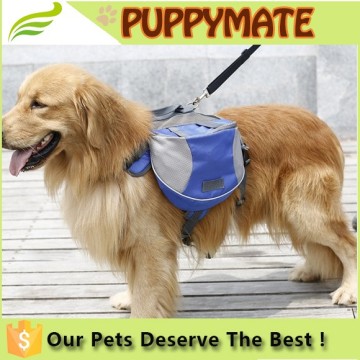 Wholesale high-end dog harness with bag/weighted dog harness/durable pet harness