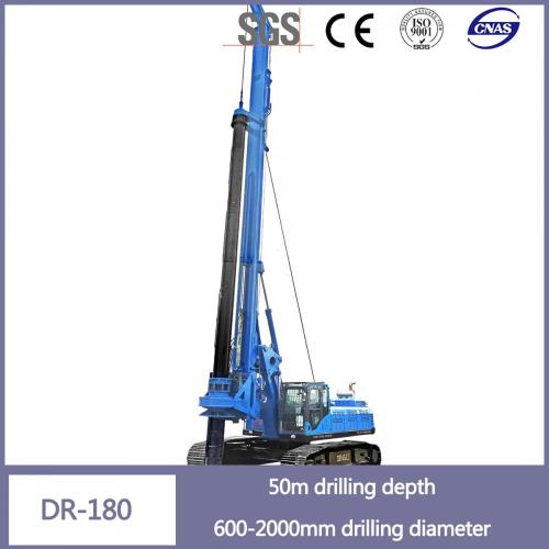 Rig Penggerudian Pile Rotary Hydraulic Performance Stable