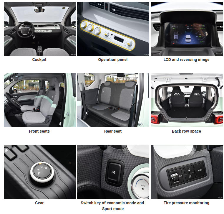 Wuling Mini EV Car New Cheapest Electric Car and Vehicle Certificated Chinese Factory or Downtown Commuting Electric