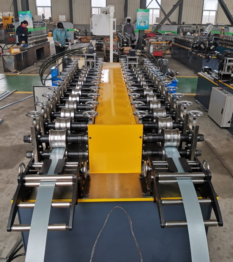 C & U channel steel stud truss making production line light gauge steel roll forming machine