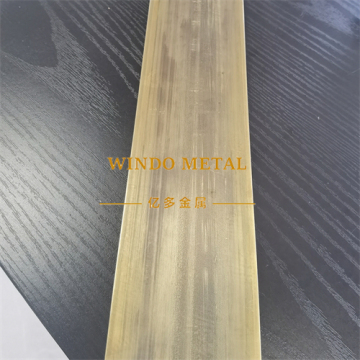 Brass rectangular tubing price per linear meter