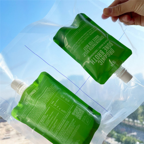 Bolso de vacío de alimentos con cremallera de vacío biodegradable