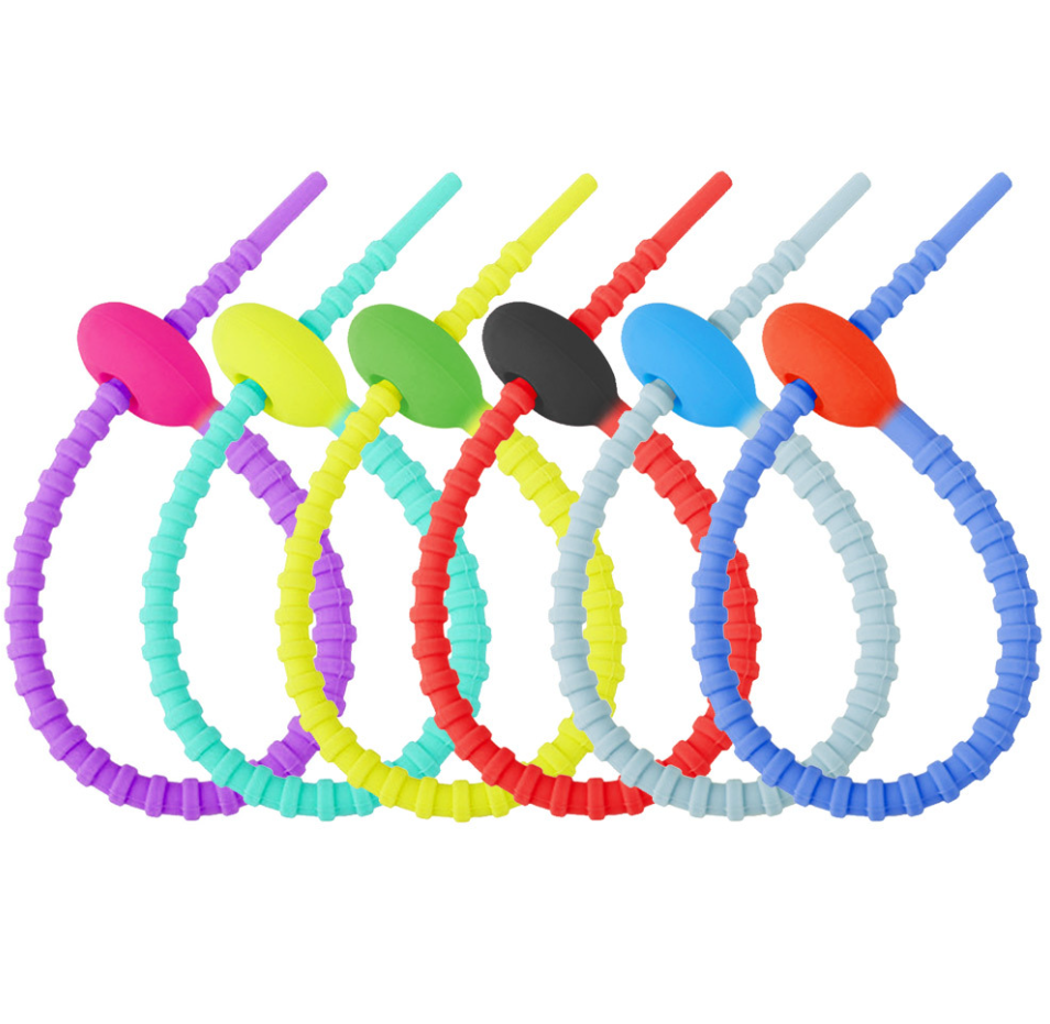 Silicone Cable Winder Bag Ties Clip