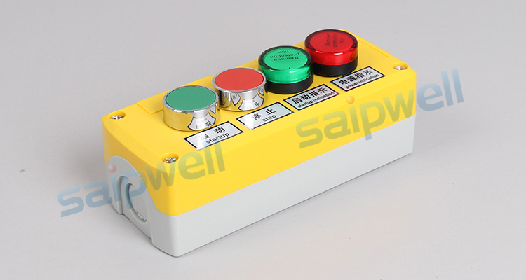 SAIP/SAIPWELL Hot Sales Dustproof Electric Outdoors Emergency 3 Push Button Switch Box