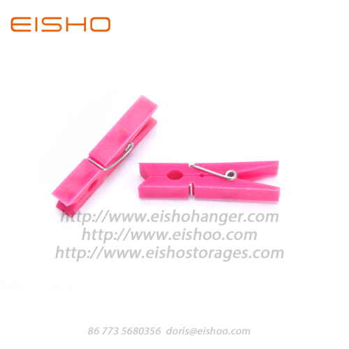 EISHO Multi Colorful Decorative Plastic Clothespins