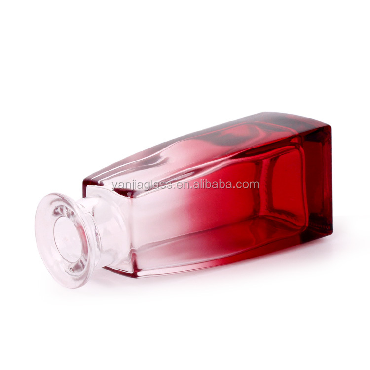 wholesale decorative creative shaped empty glass aroma reed diffuser bottles