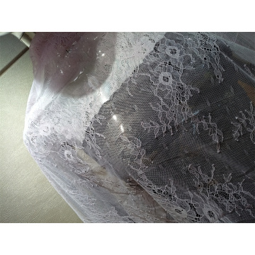 Bordir Kerajinan Nylon Chantilly Lace PD Fabric
