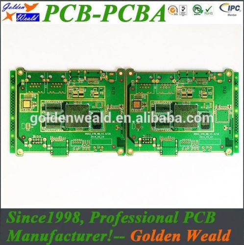 Cheaper realy pcb bluetooth speaker pcb with blue solder mask