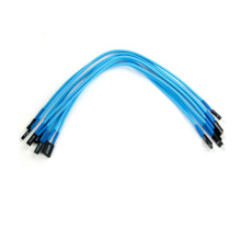 Blue Single Sleeved Power Sw LED Power Extension Cable