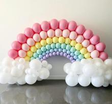 Rainbow Party Decoration Balloons Holiday Balloons
