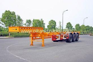 Gooseneck 40ft Container Trailer Chassis , ISO Tank Contain