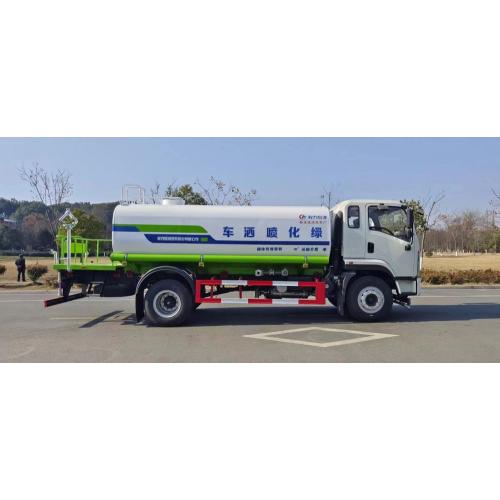 Shanqi 15Ton water bowser sprinkler tank truck price