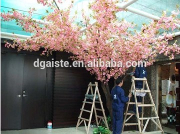 silk cherry blossom tree indoor decoration artificial cherry /sakura flower trees