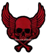 Embroidery Patches - Heat-Seal Skull Wing for Promotion (Patch/Emblem/Badge/Label/Crest/Insignia)