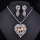 Fashion crystal necklace set