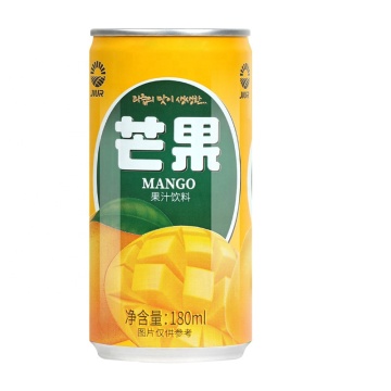 JIUR New Flavors Mango Fruit Drink Juice - 180ml Chinese Soft Drink