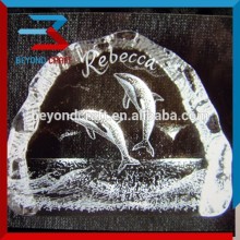 lovely crystal dolphin image iceberg ,cristal wedding gifts