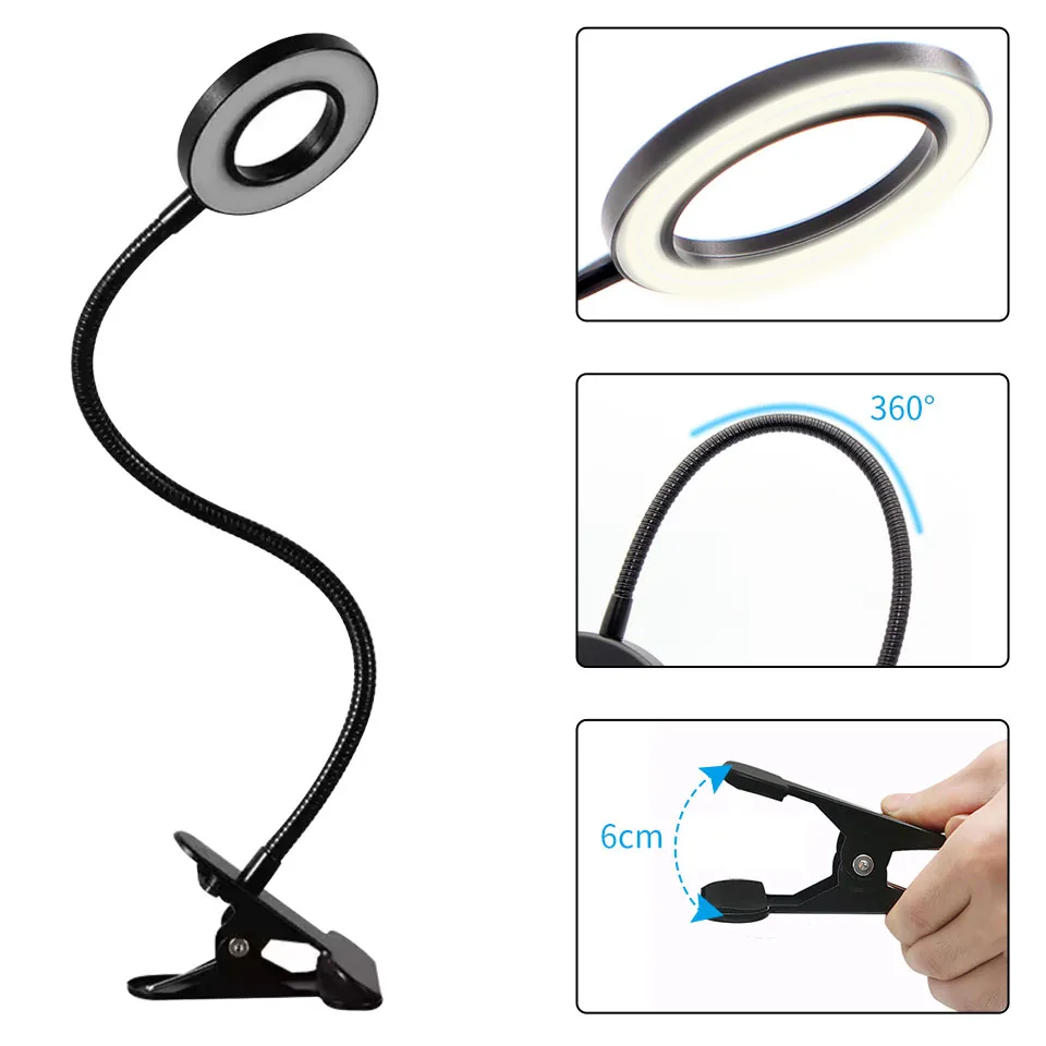 Modern Adjustable LED Desk Lamp for Home Office Lighting