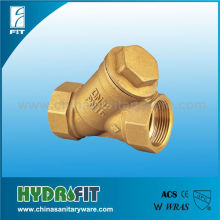 brass Y pattern filter valve with s.s filter