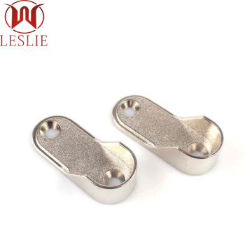 Oval Closet Rod with End Supports