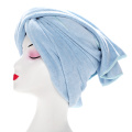 Super soft microfiber hair drying towel