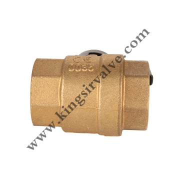 Butterfly brass ball valve