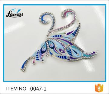 Rhinestone Butterfly Iron On Patches