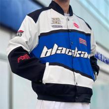 Custom Plus Size Letterman Leather Jacket - Men's Embroidery Jacket Streetwear Varsity Bomber