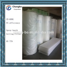 synthetic fiber paint room filter/roof filter