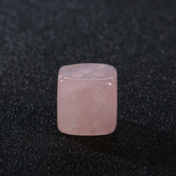 Natural stone loose gemstones dice mahjong 13 semi gem carved jade games crafts 15mm