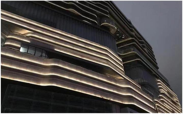 LED wall washer for hotel exterior lighting