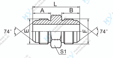 JIC Male 74 Degree Cone