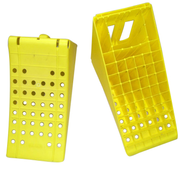 Yellow Plastic Wheel Chock for Truck Tire