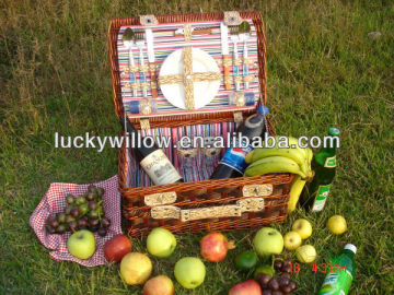 willow picnic basket for two persons(manufacture)