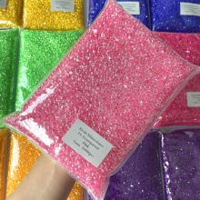 Transparent Pink Crystal Stone Resin Rhinestones: 3mm, 4mm, and 5mm Flatback Decorative Rhinestones