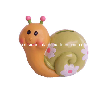 Resin Snail Coin Bank, Money Bank Snail Design Money Bank